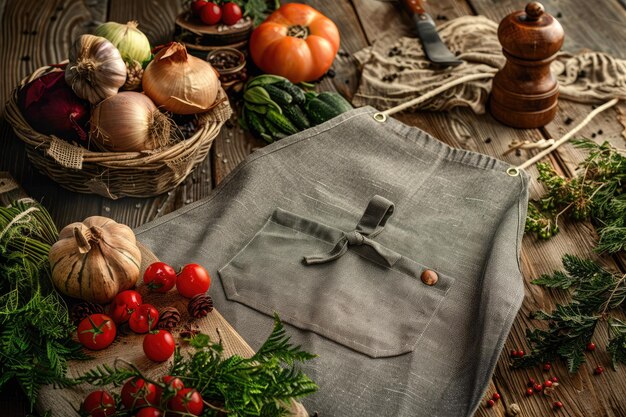 Stół z produktami sezonowymi